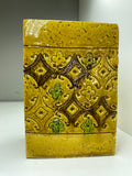 Bitossi 'Spagnolo' yellow slab vase