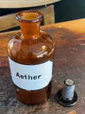 Vintage apothecary bottle - Aether