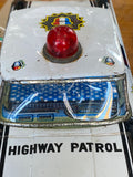 Vintage ASC-Japan Tin Toy Ford Galaxie Police Car – 1960s Battery-Powered