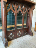 Gothic oak church lectern