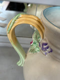Vintage Clarice Cliff “My Garden” Water Pitcher – Cream – 21cm High