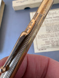 Vintage Mabie Todd Fyne-Poynt Propelling Pencil – Gold Plated – Original Box & Leads – 1940s