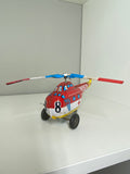 Vintage 1970s Japanese Tin Wind-Up Helicopter – MYK Japan H-19 Swiss Rescue