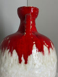 1960’s West German drip glaze vase