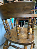 Antique 19th-Century Elm Captain’s Chair | Windsor Smoker’s Bow Chair
 chair