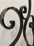 Pair of wrought iron grilles