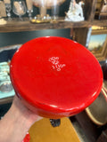 Vintage Mid-Century Red Enamel Kettle – Retro Kitchenware, Collectible Teapot