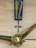 Mid century Metamec mantle clock