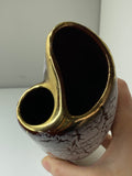 Unusual Mid-Century West German Pottery Vase – Organic Mollusc-Like Shape