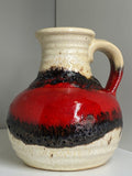 Mid-Century 1960s Bay Keramik West German Pottery Lava Glaze Vase/Jug