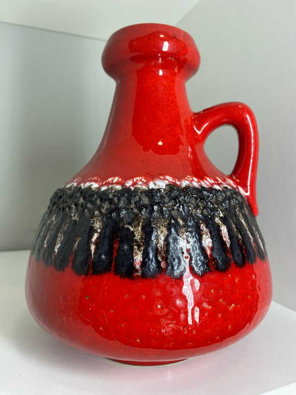 Mid century fat lava vase by Schlossberg Keramik