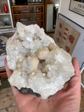 Apophyllite Crystal Cluster – White, Pink & Clear – 645g – Natural Healing Mineral Specimen