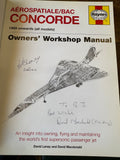 Signed title page of Concorde Haynes workshop manual aviation book
