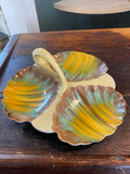 Vintage Shelley dripware trefoil dish