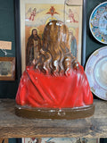 Vintage French Chalkware Jesus Bust – Large Religious Icon (34cm)
