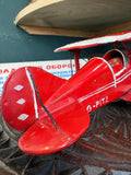 Vintage Metal Biplane Model G-PITZ | Pitts Special Aerobatic Aircraft Collectible