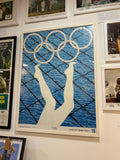 Anthea Hamilton “Divers” — Original London 2012 Olympic Games Poster (Framed)