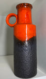 Mid century Scheurich vase with lava glaze