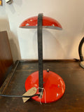 Vintage Mid-Century BHS Red Desk Lamp – Made in Italy, Industrial Style