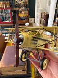Vintage Metal Nieuport 17 Biplane Model | WWI French Aviation Militaire Fighter Collectible