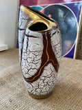 Unusual Mid-Century West German Pottery Vase – Organic Mollusc-Like Shape