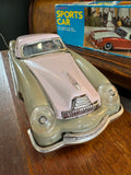 Front view of Lucky Sports Car showing bonnet and windscreen detail
