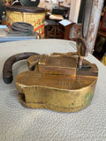 Vintage Indian Brass Padlock | Dinesh, Aligarh, 10 Lever, Working with Key