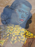 Small framed original print of Chinese Girl by Vladimir Tretchikoff