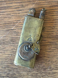1932 Soviet Brass Lighter with Hammer & Sickle Emblem – USSR Collectible