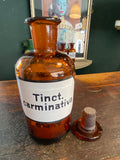 Vintage apothecary bottle - Tinct.carmin