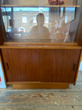 Mid century teak display unit