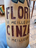 Large Ceramic Advertising Bottle | Florio Cinzano Vermouth Design, Signed Studio Pottery, 55cm