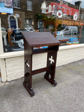 Antique Gothic Oak Prie-Dieu | Prayer Book Stand