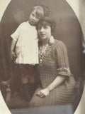Edwardian Postcard c.1900s–1910s in Ornate Mirrored Frame