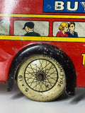 Brimtoy clockwork tin toy London bus