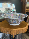 Large 20th Century Chinese Famille Rose Jug and Bowl