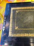 Victorian Brass-Bound Burr Walnut Writing Slope with Secret Drawers