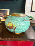 Art Deco Ditmar Urbach Czech Pottery Vase with Twin Handles – Hand Painted – c.1930s