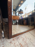 Edwardian Mahogany Mirror, Originally from a Wardrobe Door, c.1900–1920