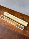 Vintage Mabie Todd Fyne-Poynt Propelling Pencil – Gold Plated – Original Box & Leads – 1940s