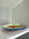 Vintage Puigdemont pottery fish plate