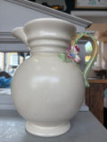 Vintage Clarice Cliff “My Garden” Water Pitcher – Cream – 21cm High