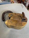 Vintage Indian Brass Padlock | Dinesh, Aligarh, 10 Lever, Working with Key