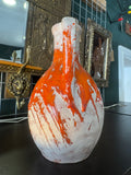 1970s Marei Keramik West German Pottery Vase – Red Lava Glaze, Urn Form