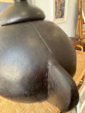 Large Carved Wooden Pot – Possibly Ethiopian, Jima People, Early 20th Century