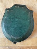 Antique Shield-Shaped Photograph Case with Portrait – Late Victorian / Edwardian, c.1880–1910