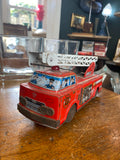 Vintage 1950s Horikowa Toy Fire Engine – Battery-Operated Tin Plate Design