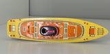 1950s Japanese Tin Plate Toy Cruise Liner by MASUYA – Friction Driven