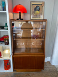 Mid-Century Teak Display Cabinet by F.D. Welters – High Wycombe