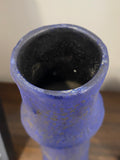 Unusual 1960s Ruscha Keramik West German Pottery Vase – Fluted Abstract Design